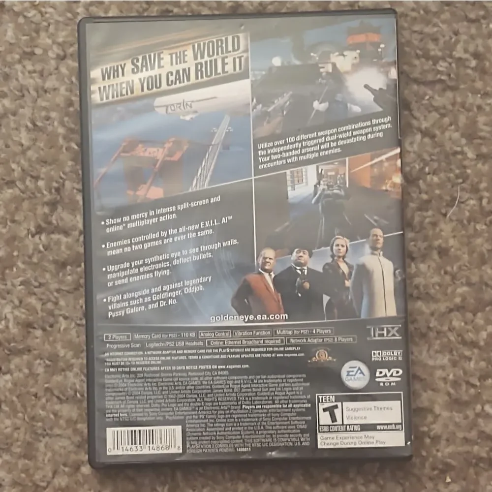 GoldenEye: Rogue Agent on Playstation 2, PRE-OWNED